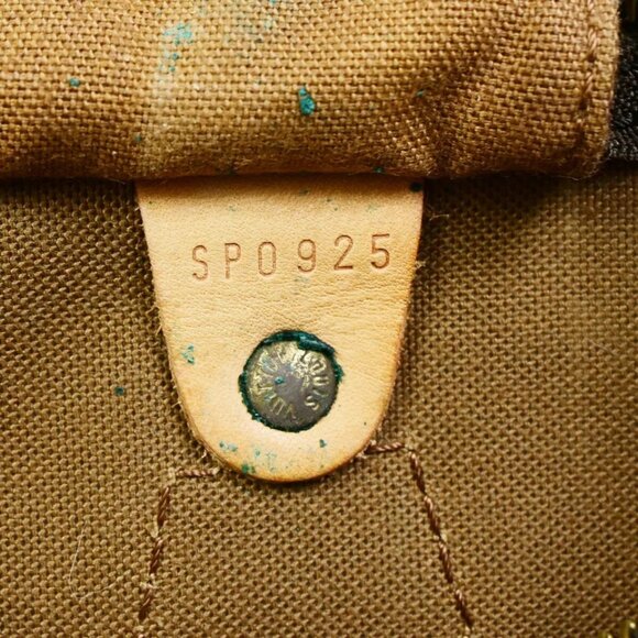 LOUIS VUITTON Speedy 30 Travel Hand Bag Monogram Leather Brown - Picture 16 of 16